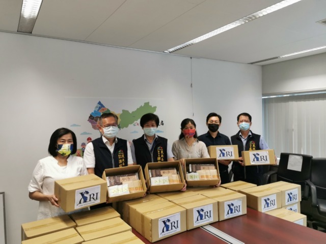比利時愛瑞國際驗證公司捐贈儀式。(葉志雲攝)