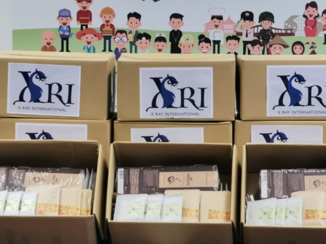 比利時愛瑞國際驗證公司捐贈之禮品。(葉志雲攝)