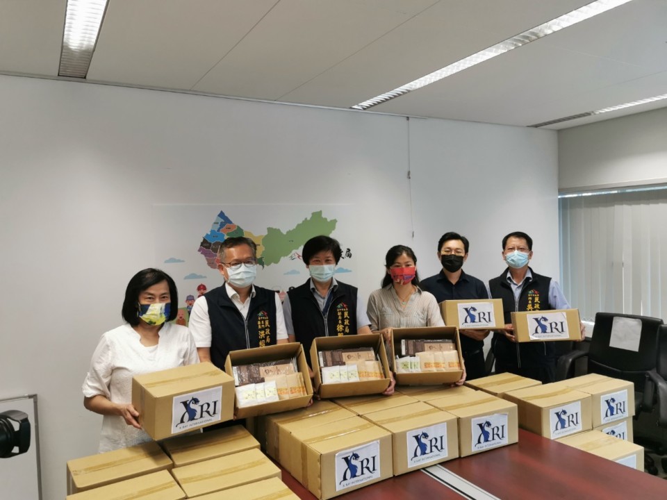 比利時愛瑞國際驗證公司捐贈儀式。（葉志雲攝）
