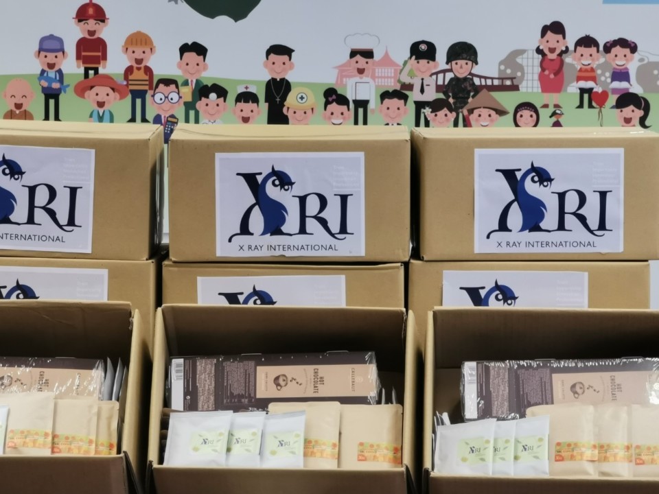 比利時愛瑞國際驗證公司捐贈之禮品。（葉志雲攝）