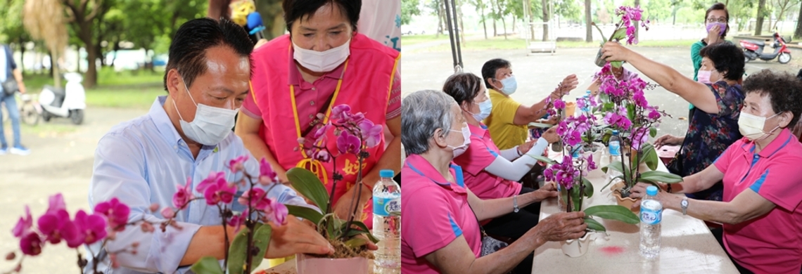 「蘭花之鄉」花好月圓-振興花卉DIY活動／波新聞