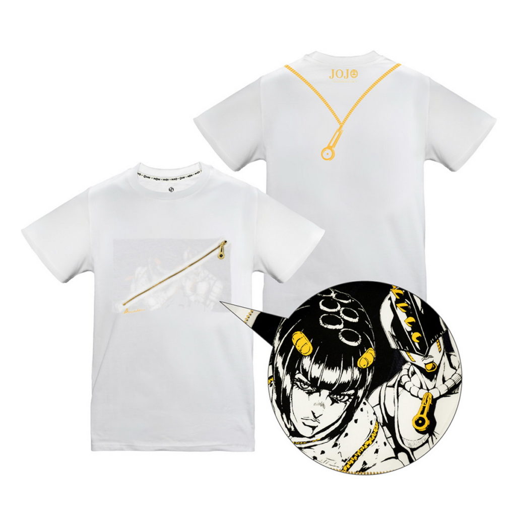 雙層拉鍊T-Shirt(布加拉提)-JOJOⅣ_$880