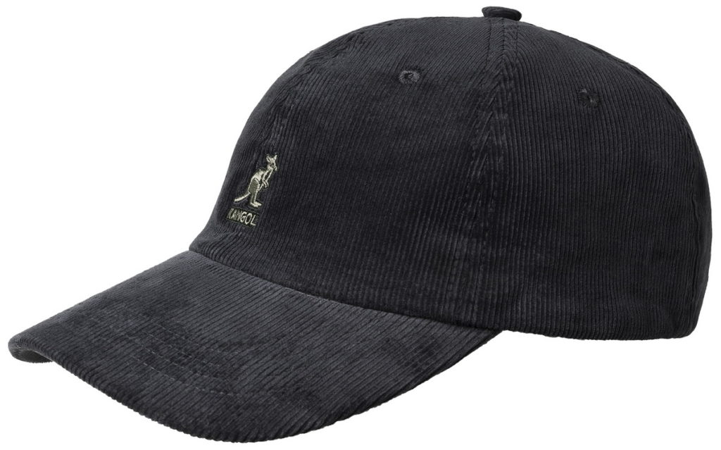 燈芯絨棒球帽 - 黑 $2080