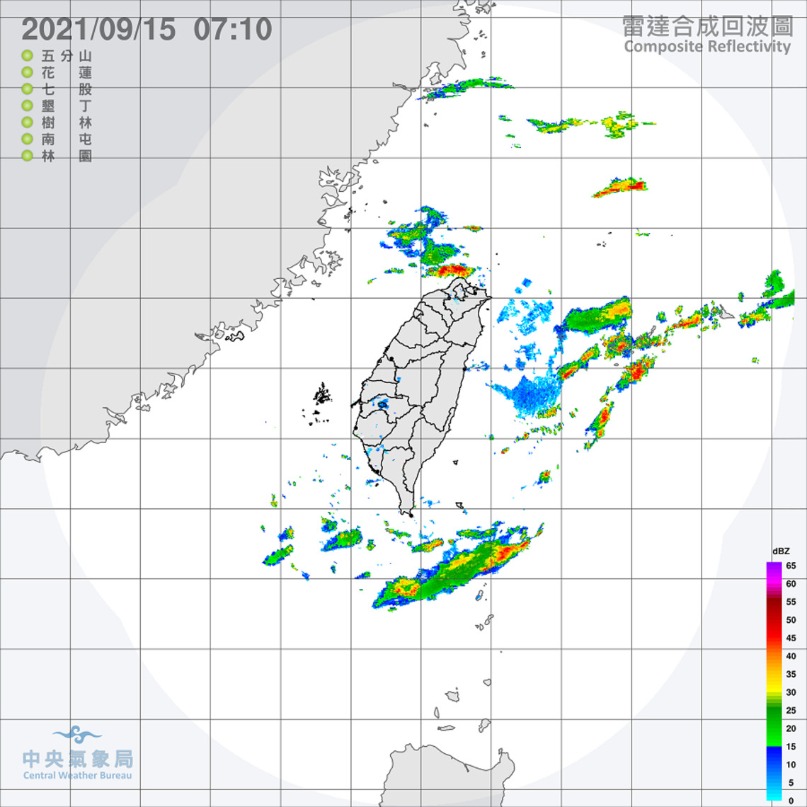 中南陣雨午後山區大雨 北東午後雷陣雨局部大雨