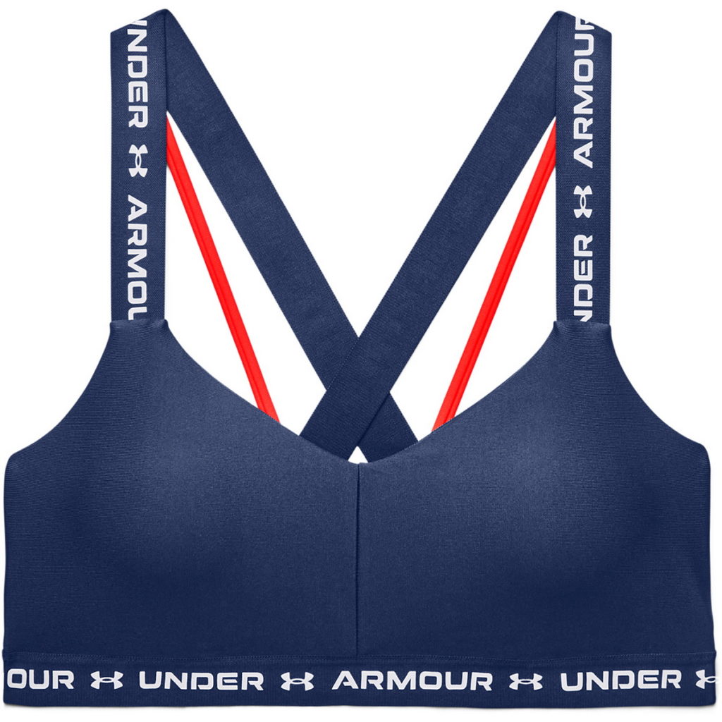 女 UA Crossback 低衝擊運動內衣 藍 $1,080