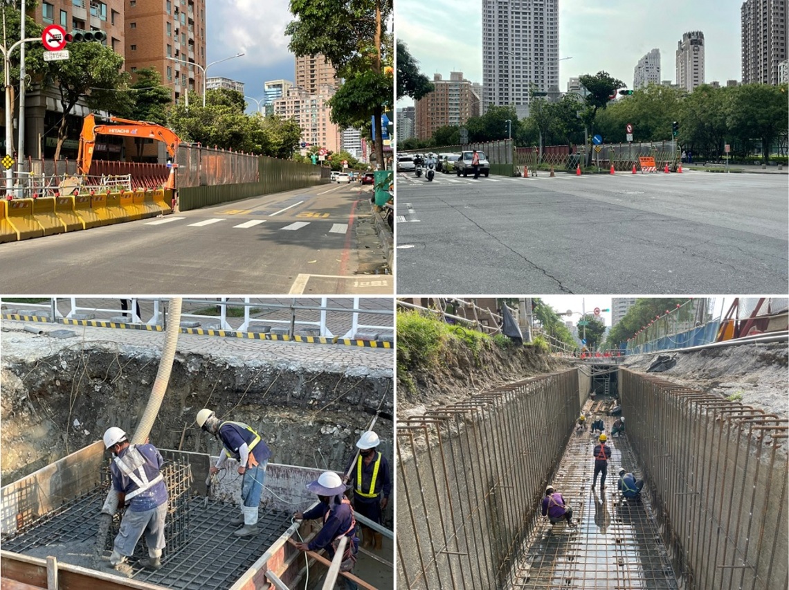 高雄輕軌施工全面啟動 交維措施亦見成效