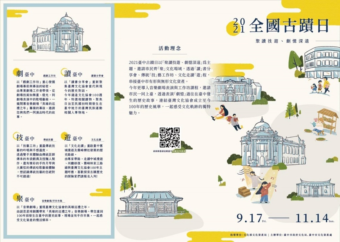 2021全國古蹟日活動 探索台中文資之美