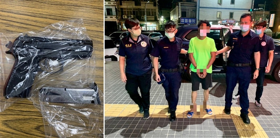 女看護協助同鄉寄行李發現槍枝 林園警短時間內偵破緝捕犯嫌