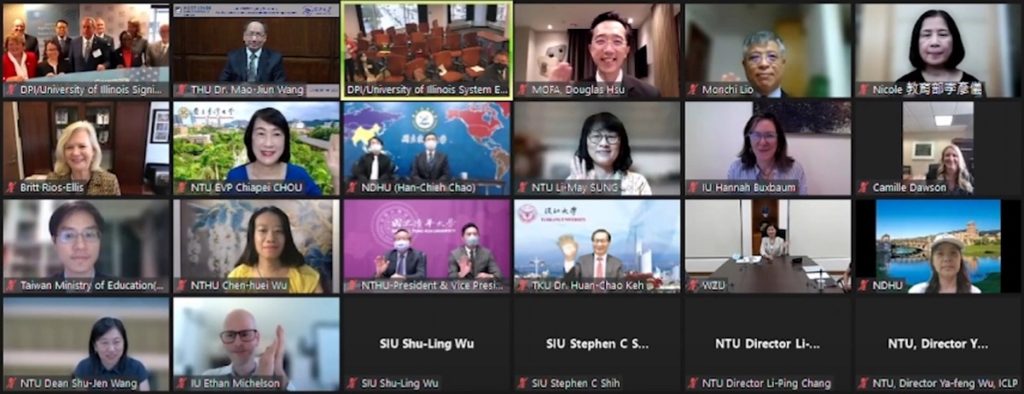 美國中西部優華語計畫聯合簽約儀式臺美代表與會（圖/東海大學提供）