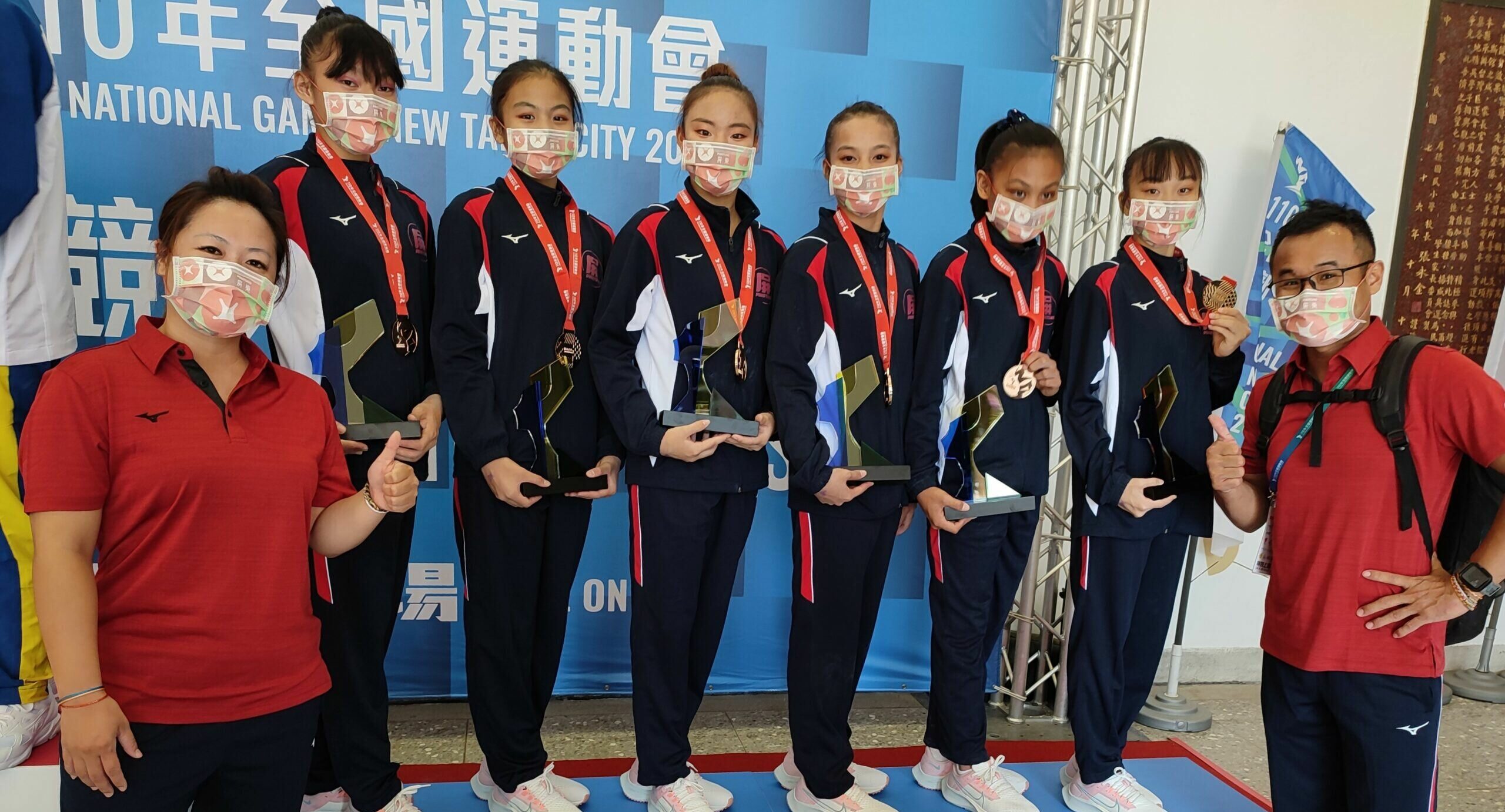 《全運》走出上屆「零牌」陰霾 屏東縣女子體操團體重返頒獎台