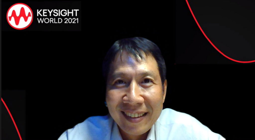 是德科技行銷處副總經理 羅大鈞於活動中搶先分享Keysight World 2021重點訊息