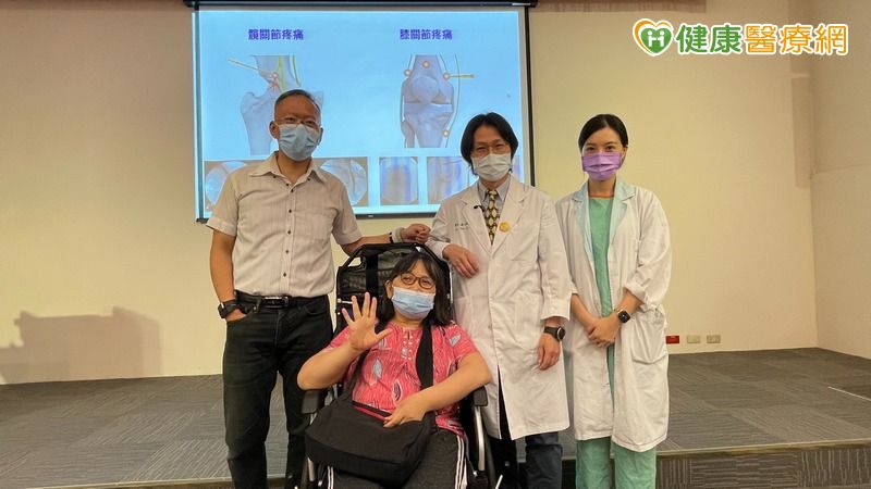 女子關節退化疼痛難耐 水冷式射頻治療解決疼痛