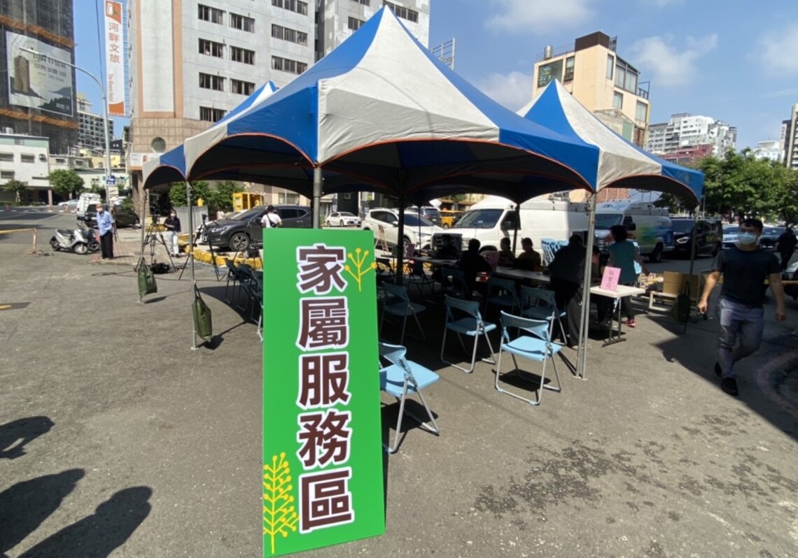 城中城現場 市府設住戶服務窗口