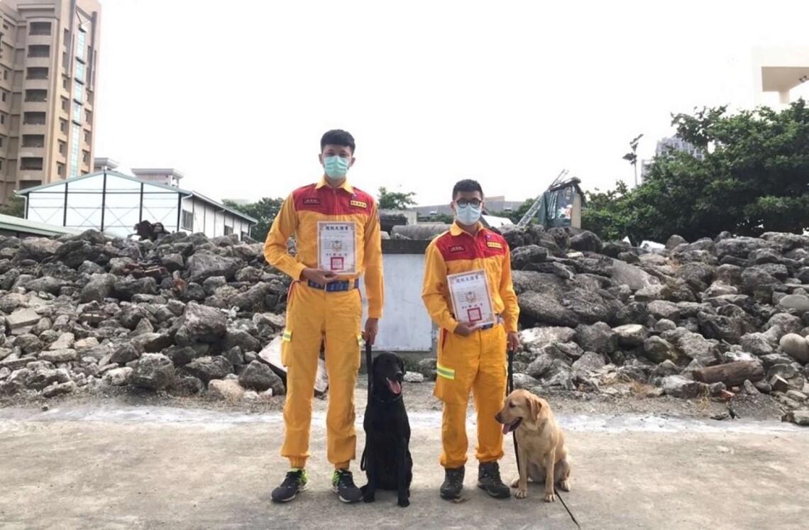 「護竹神犬」   全國第一通過國際搜救犬組織IRO高級認證！