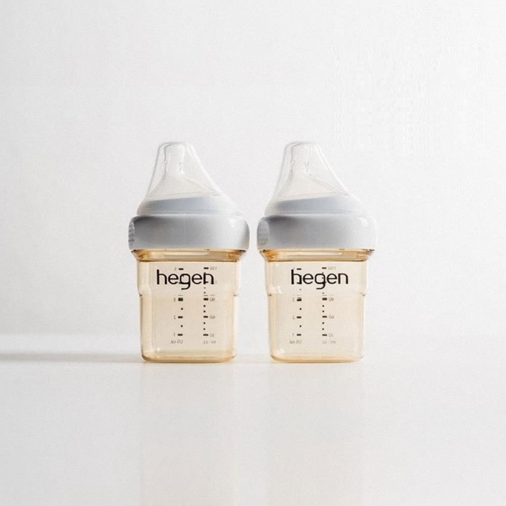 「hegen」金色奇蹟PPSU多功能方圓型寬口奶瓶 150ml雙瓶組