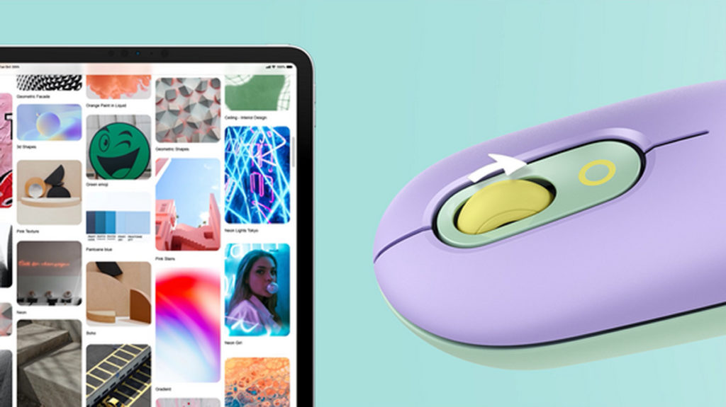 Logitech POP MOUSE Smart Wheel智能滾輪高速捲動、精準定位閱覽