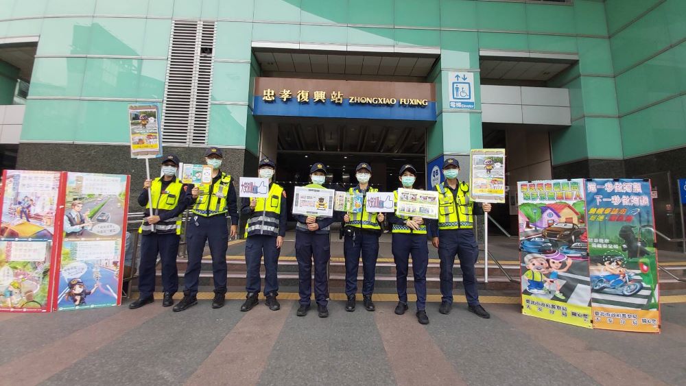 大安分局呼籲所有用路人, 共同維護道路安全是最終目標。