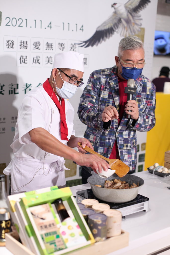 霧峰許主廚與美食家焦志方現場料理