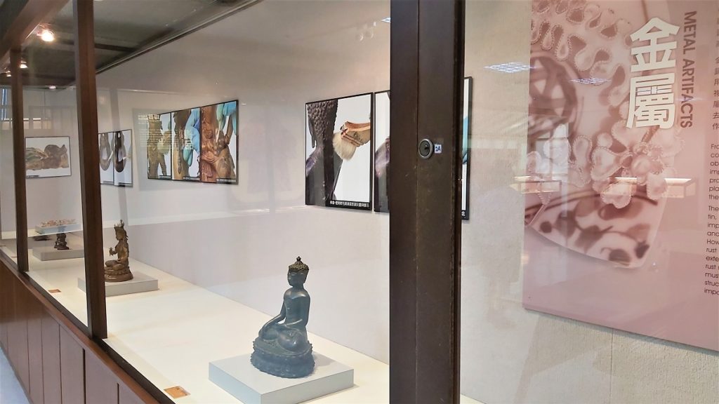 工藝中心「琢器」再現新生 修復作品展大墩文化中心。(圖/陳惠玲攝影)