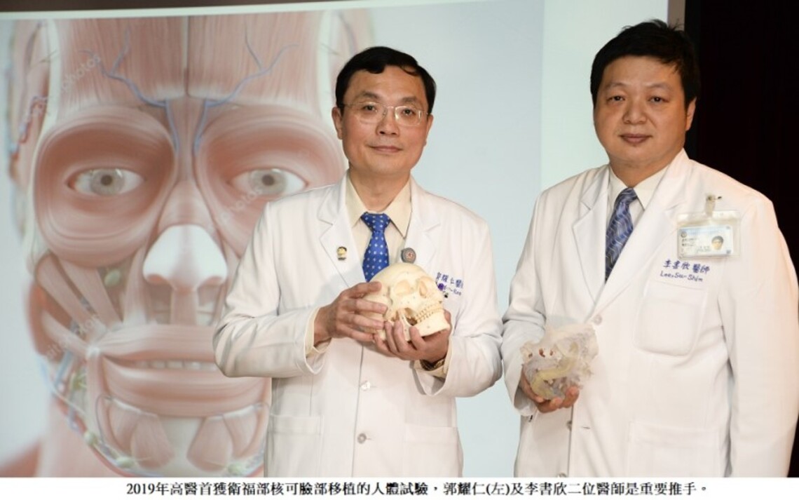臉部移植國人知多少? 高醫發表亞洲首篇調查報告 八成認同「變臉」亦憂風險
