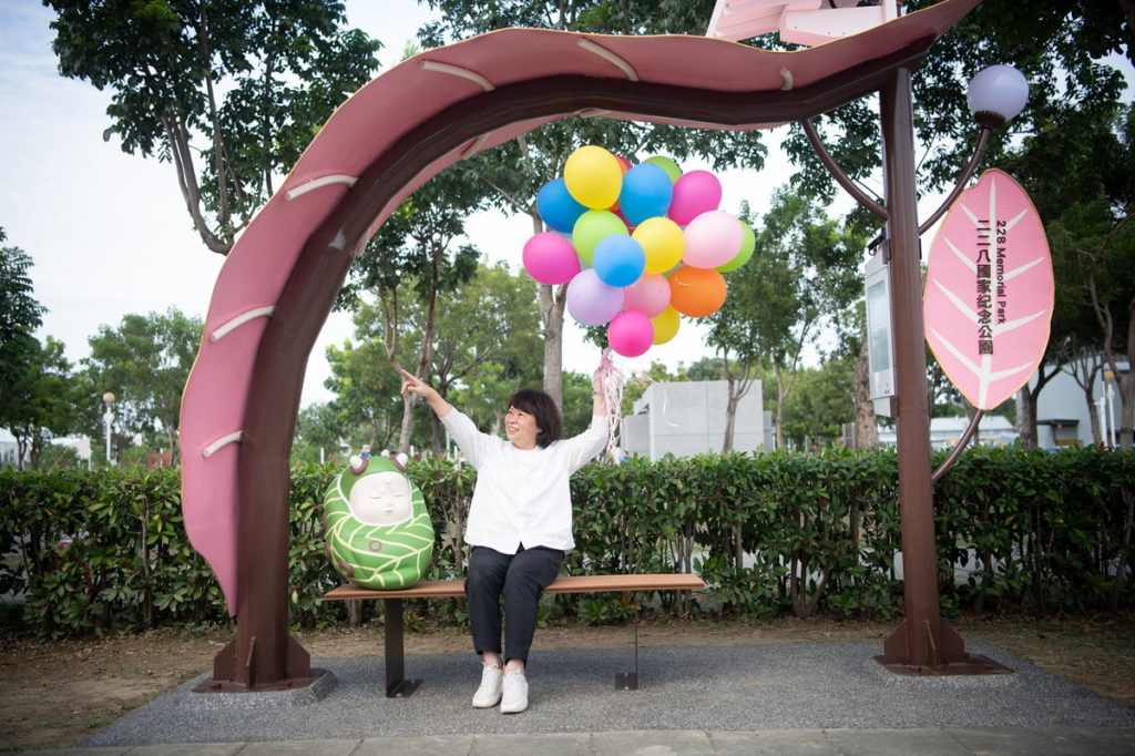 二二八國家紀念公園候車亭黃敏惠市長網美照