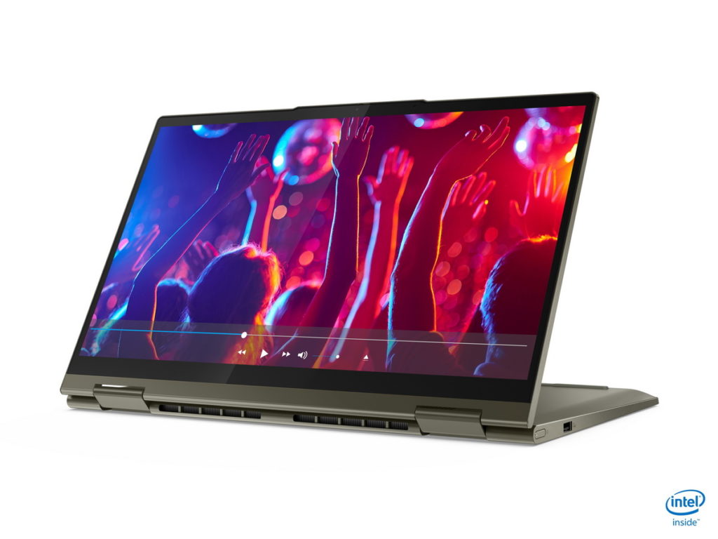Yoga 7i提供筆電和平板兩種使用模式，優惠價NT27,490元起。