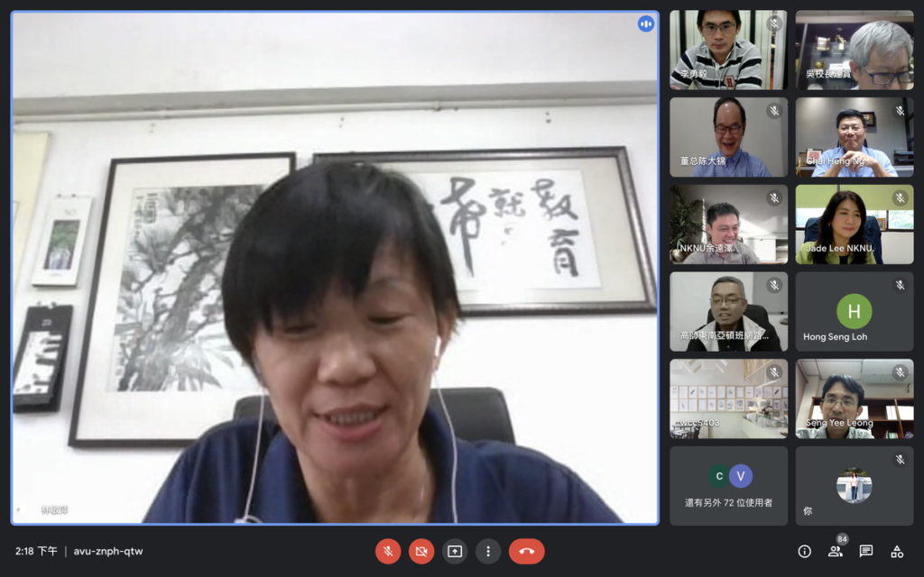 吉蘭丹中華獨中林敏萍校長致詞分享教育成果