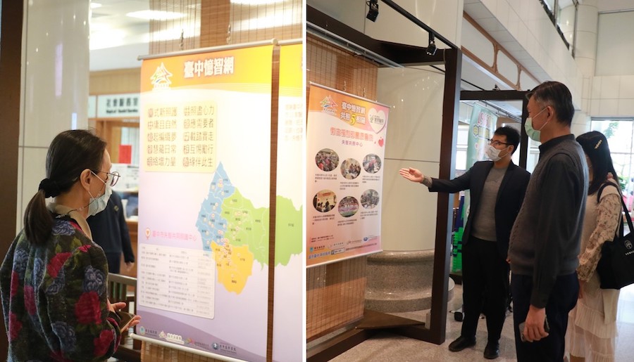 成果展吸引觀眾與同業仔細觀摩。