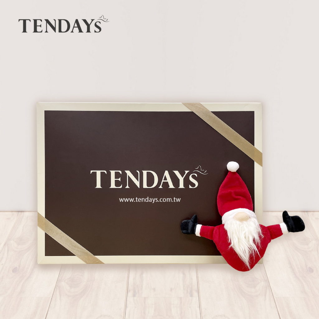 TENDAYS石墨烯紅外線四季被聖誕禮盒包裝 暖心上市