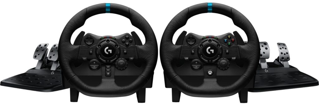 「挑戰者盃」比賽指定使用羅技大力贊助的Logitech G923賽車模擬方向盤(圖:挑戰者盃)