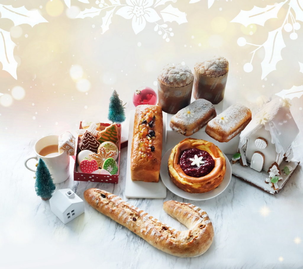 Elite Bakery以雪白聖誕為題，限時推出多款聖誕甜點及節慶麵包。(圖／六福旅遊集團提供)