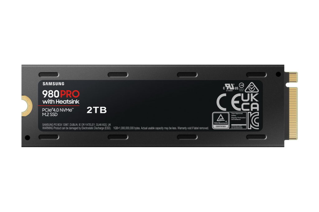 980 PRO PCIe 4.0 NVMe M.2固態硬碟(含散熱片)MZ-V8P2T0CW