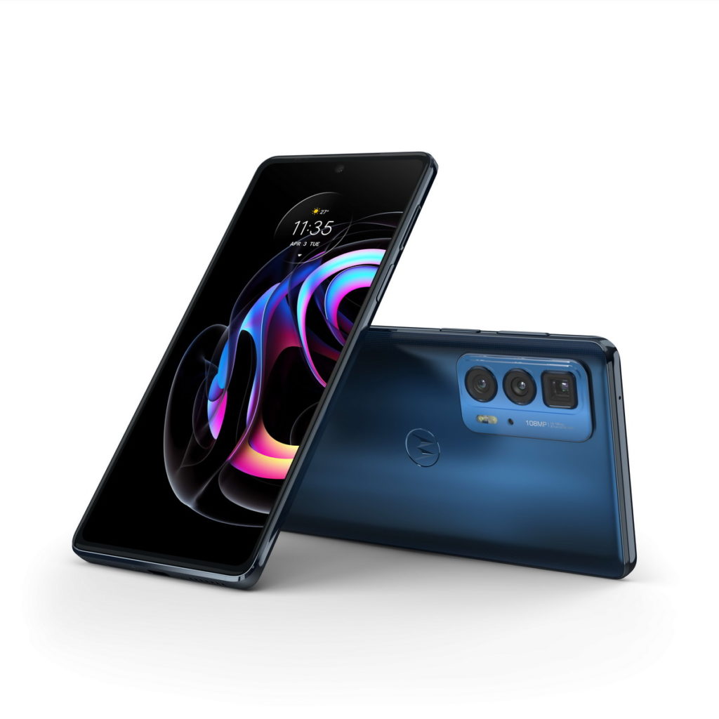 Motorola edge 20 pro今(1)起在中華電信開賣,搭配精彩5G方案手機NT0元起。