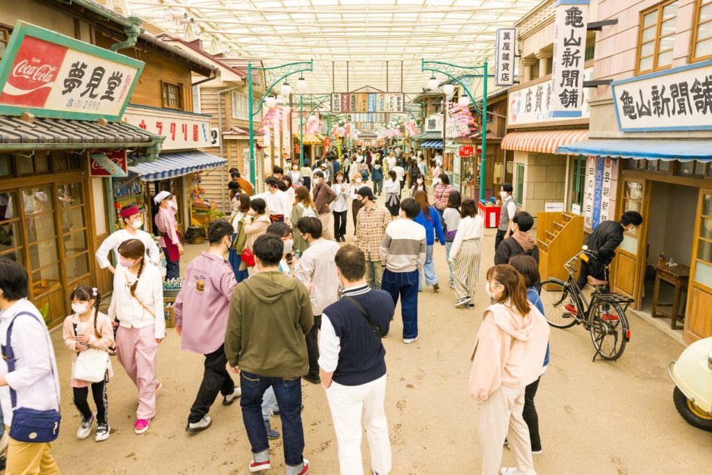 充滿懷舊回憶的街景-西武園遊樂園