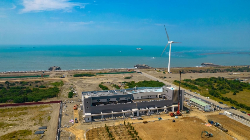 全國首座離岸風電併網基地 台電彰一開閉所啟用