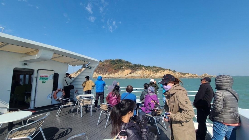 金門藍色公路隨船人員解說教育訓練-海上實地課程