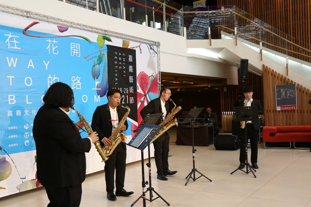 嘉義大學音樂系帶來薩克斯風演奏