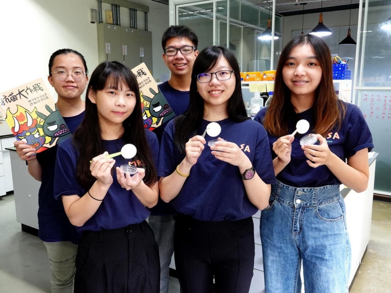 中正大學學生研發替代「抗菌敷料」獲得肯定