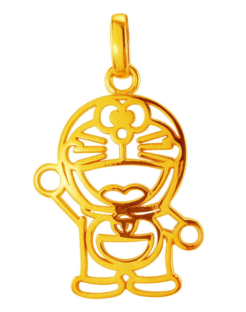 「JCB冬日遊樂祭」搖獎換贈品_最大獎哆啦A夢純金墜飾