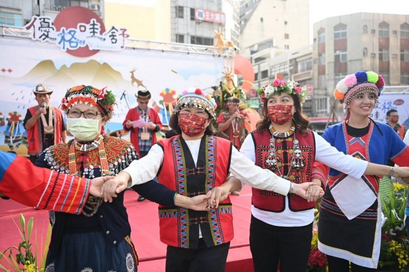 優格哇舒嘉義市都市原住民聯合豐年祭 鄒族傳統祈福