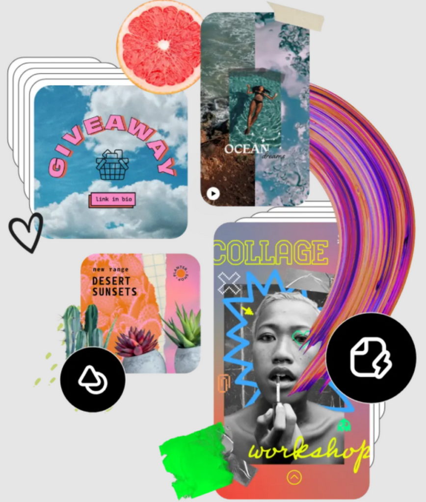 Creative Cloud Express 提供以模板驅動的工具，讓所有人都可不受設計技術水平的限制，創造多樣化的作品