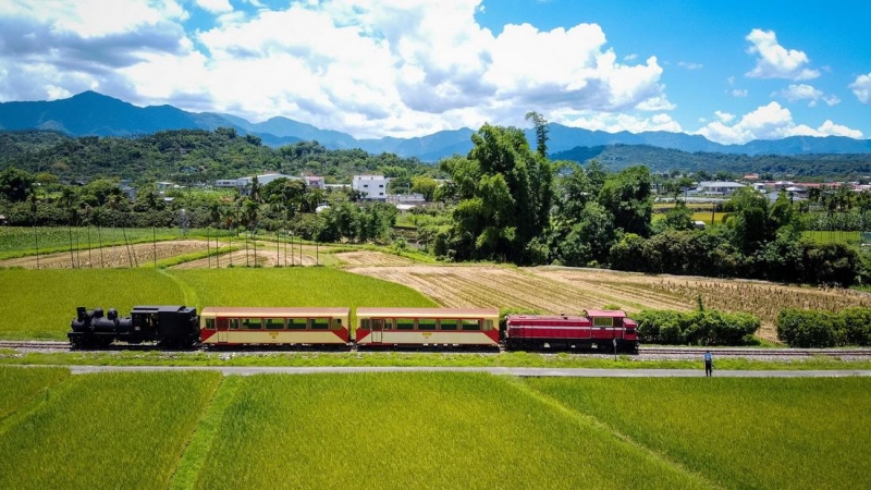 阿里山鐵路通車109週年慶國寶級蒸汽火車SL-25「崎」麗現身