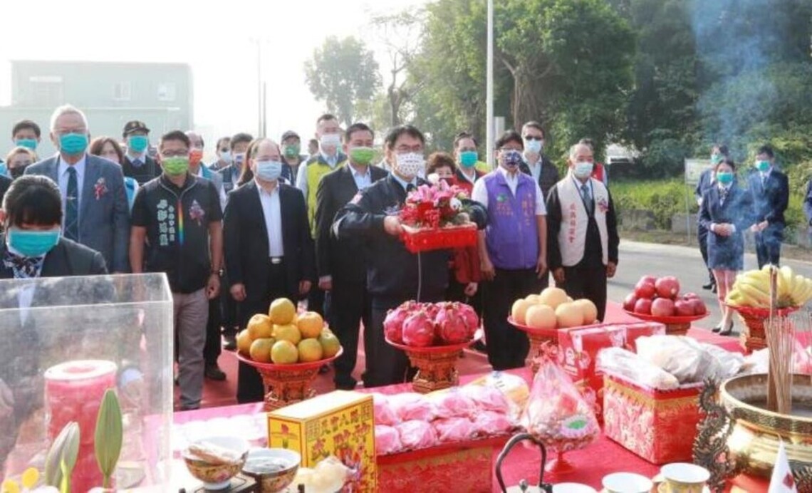 台南崁腳抽水站動工防仁德淹水