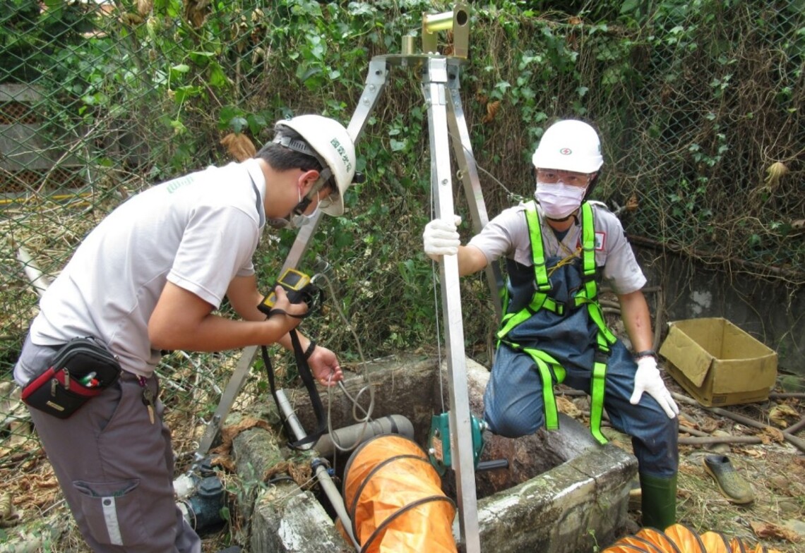 年關將近    高市勞工局加強稽查污水池槽清理作業安全