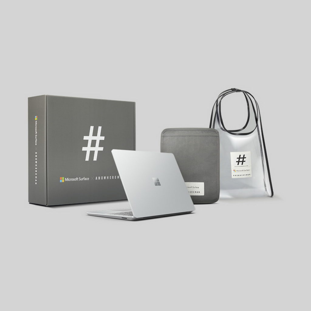 Microsoft Laptop Go聯名組合_白金色
