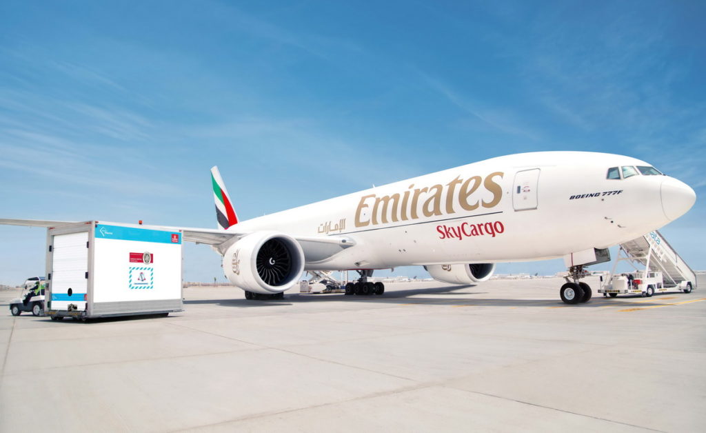 阿聯酋航空SkyCargo累計運送6億劑COVID-19疫苗至世界各地