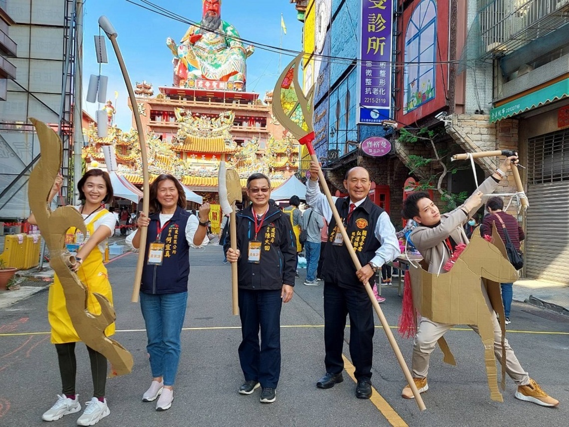 台中「街道遊戲」結合關公主題好有趣 打造孩子專屬遊戲場