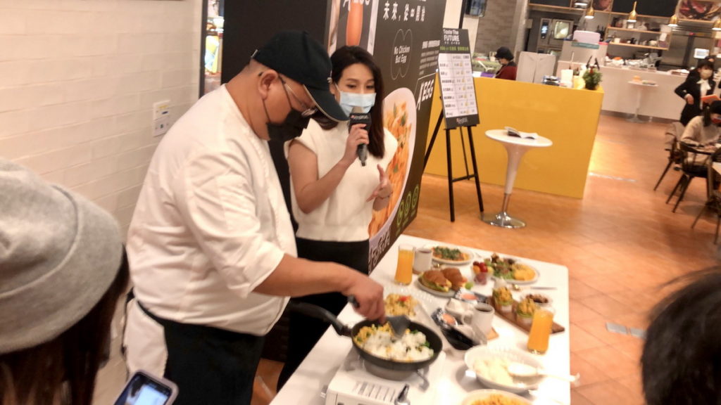 主廚現場示範料理未來蛋