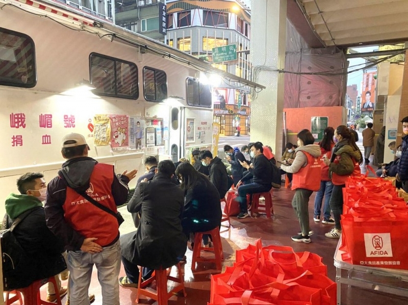 「亞太食品產業發展協會」號召捐血逾百袋 為解決血荒盡一份力