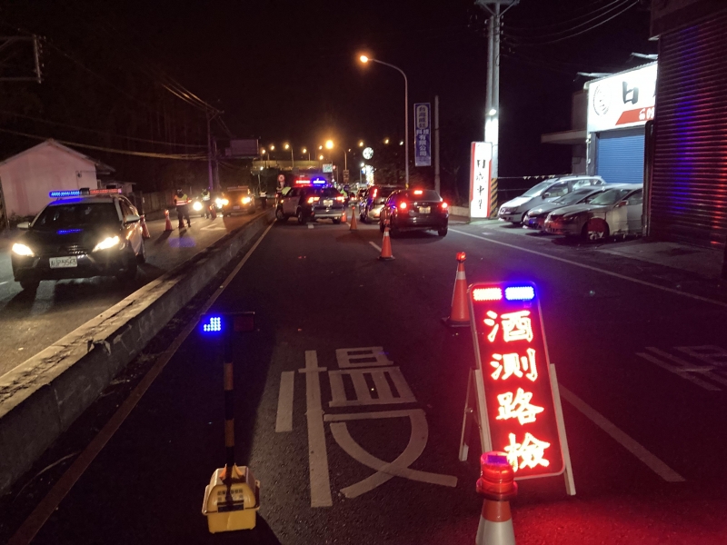 苗警三日大執法啟動 元旦連假局長親自勤教向「酒駕」宣戰